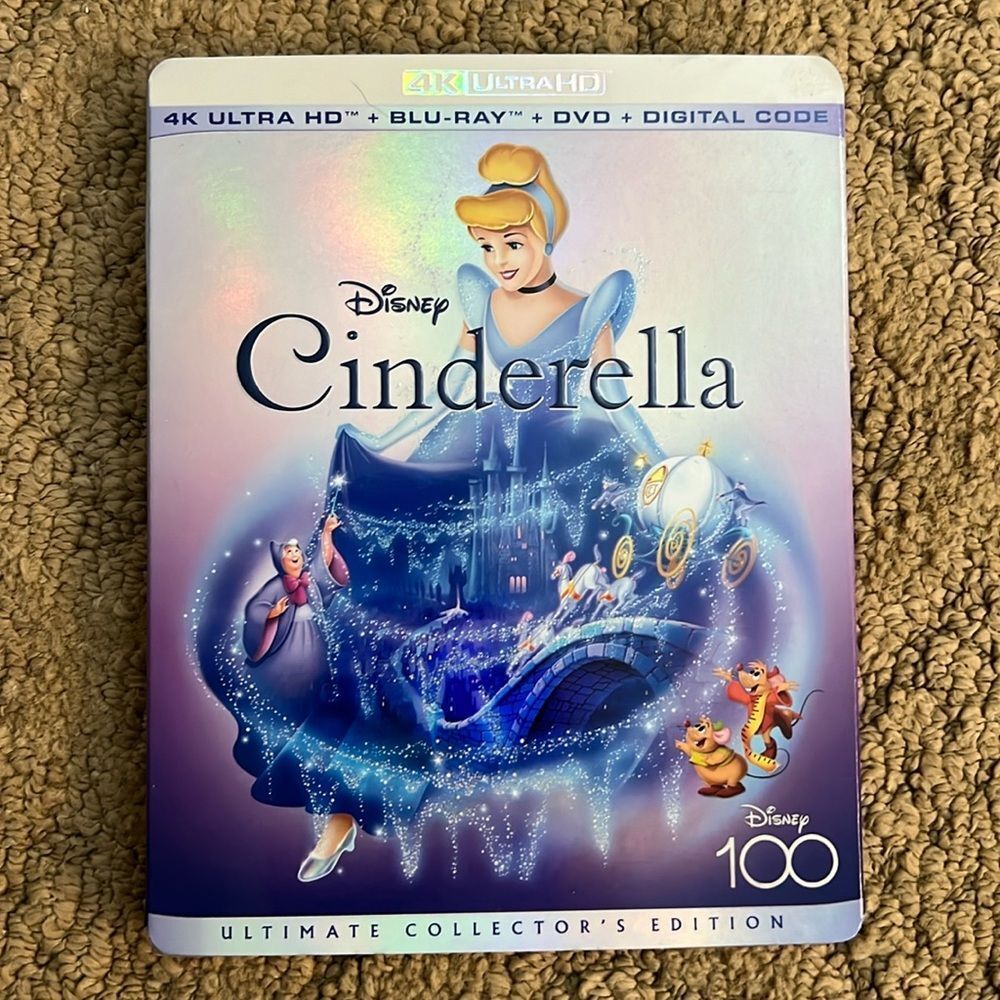 CINDERELLA Ultimate Collector’s Edition | 4K Ultra HD Blu-ray DVD Disney Exclusi
